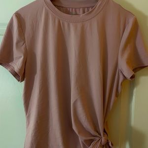 Nordstrom Workout Tee (Blush Pink)
